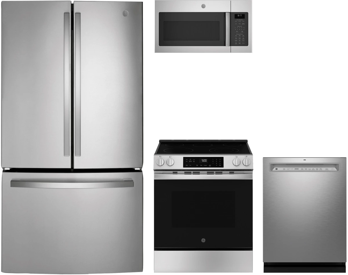 GE 4 Piece Stainless Steel Space Bundle GE 4 Piece Stainless Steel Space Bundle